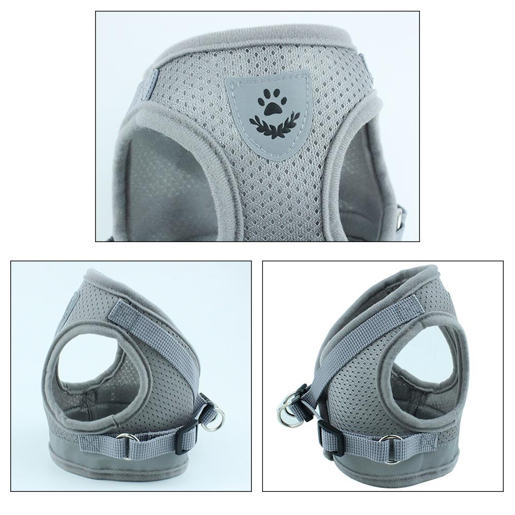 Reflective Pet Vest Breathable Mesh Adjustable Dog Harness Vest Leash Set Puppy Walking Supplies