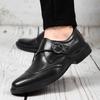 Fashion Genuine Leather Men Dress Shoes Crocodile Pattern Oxfords Brogue Shoes Lace Up Mens Casual Shoes Luxury Brand Business Footwear