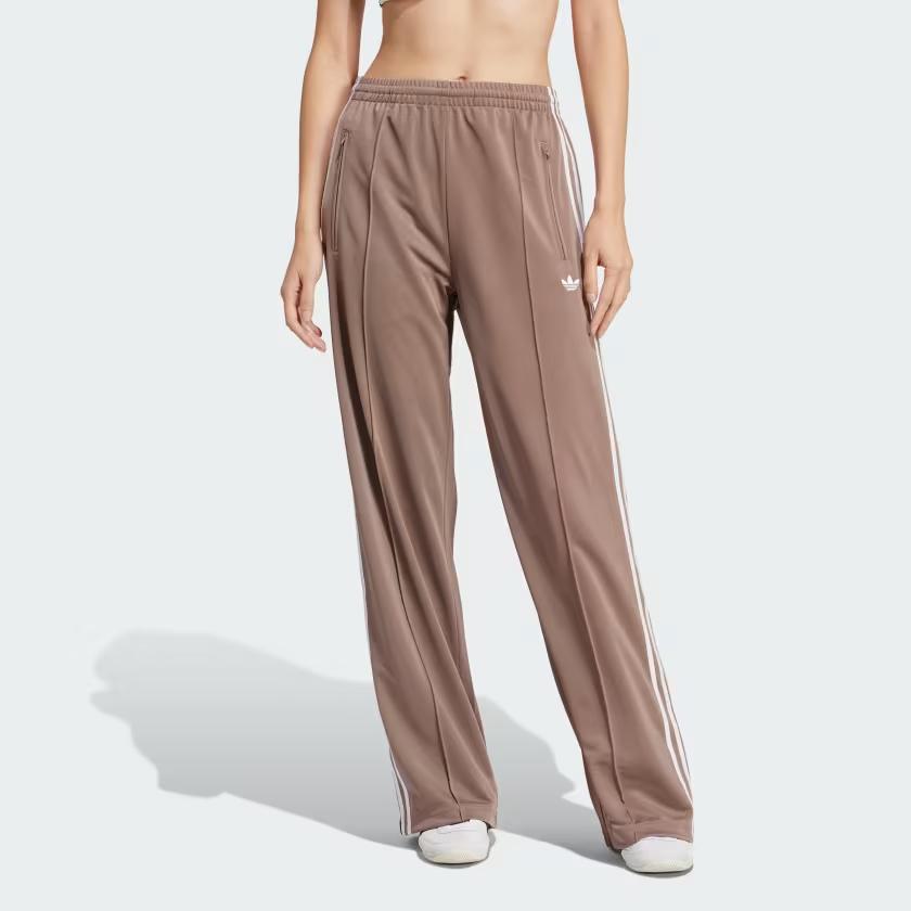 adidas Pantaloni della tuta Adicolor Classic Firebird larghi da donna Marrone Traccia Streetwear da donna JC8247
