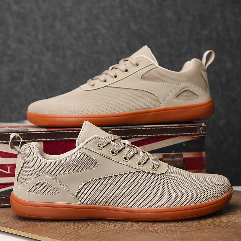 

Уличная нескользящая обувь для босой ноги с широким носком, свободная спортивная повседневная обувь для пеших прогулок, обувь широкой колодки, фитнес, бег, обувь для широкой стопы 47 хаки