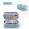 Double-layer Retractable Pencil Case, Large-capacity, Korean and Japanese Style, Macaron Color Block Design, Upgraded Pencil Box.