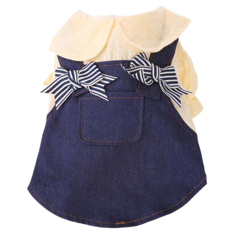 Dogs Denims Dress Strap Dress For Dogs Girl Dogs Skirt Dogs Dresses Dogs Princess Dress Dogs Clothing Puppies Dresses XS