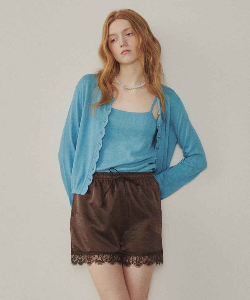 MELLY&ROSE Satin Lace Shorts (314808)