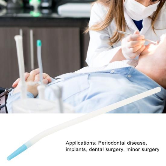 25pcs / Bag Dental   Bends Pipe Oral  Curved Elbow Suction Straw Aspirator Tube Dentist Tool