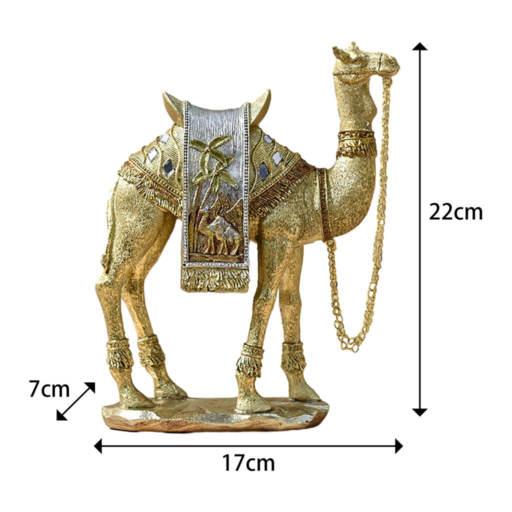 Camel Figurine Collection Resin Desktop Ornament for Desk Cabinet Home Decor Camel Figurine Modern Decor Housewarming Gift