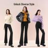 SIINSIIN Yang Mi Style Flared Yoga Pants for Women