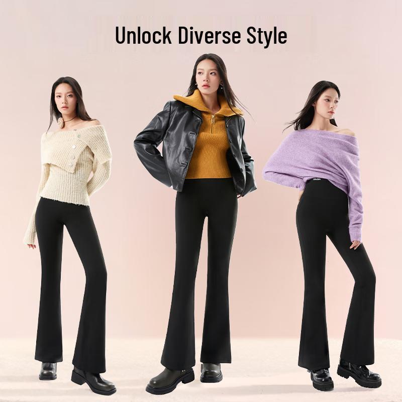 SIINSIIN Yang Mi Stil Schlaghose für Damen