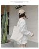 Fashionable Large Capacity Custom Canvas Tote Bags for Commuting and Going Out in Hong Kong