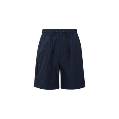 Shorts Casuais de Cor Sólida para Exterior de Perna Reta Masculinos shorts Azul Safira Escuro A6715-433