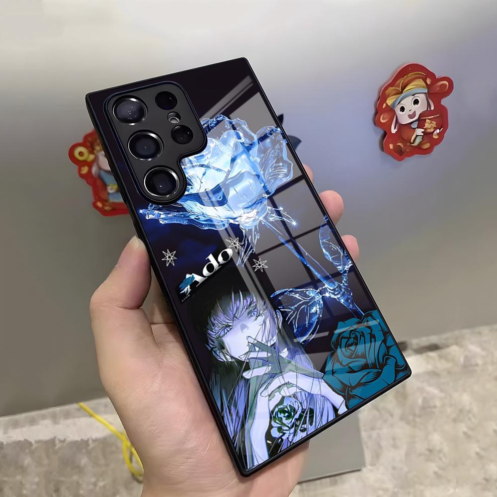 A-Ado Japanese Singer Phone Case For Samsung S26 S25 Ultra S23 S22 S24 S20 Fe S21 Plus A54 A53 A16 Glass Cover