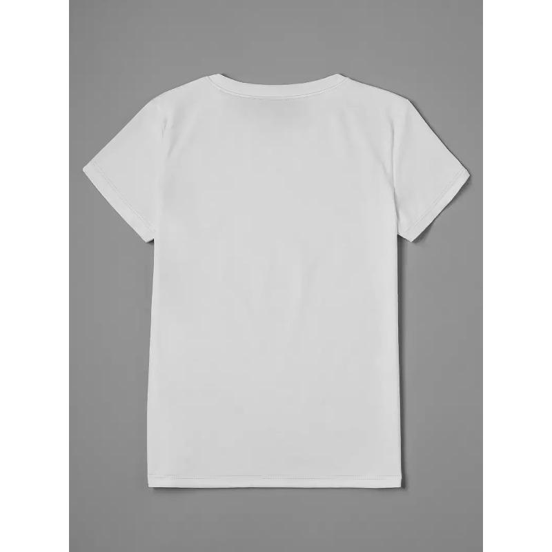 Women's Please Be Patient with Me I'm From The 1900s Print T-Shirt - Semi-Sheer Vintage Retro Lettering Crew Neck Top