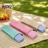 Slender Tableware Pocket Mesh Cutlery Drawstring Bag for Straws And Chopsticks Portable Breathable Polyester Lightweight Sleeve Camping Utensil