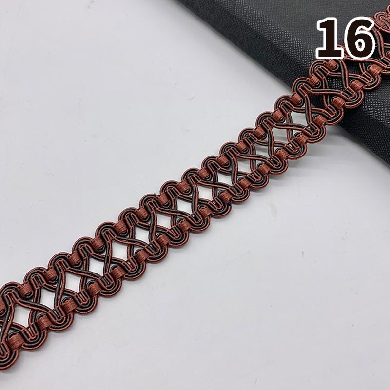 11,5–12 Meter Quastenbesatz, Spitzenband, 3 cm Breite, Spitzenbesatz, Fransen zum Nähen von Vorhängen, Heimpolstern, DIY-Zubehör