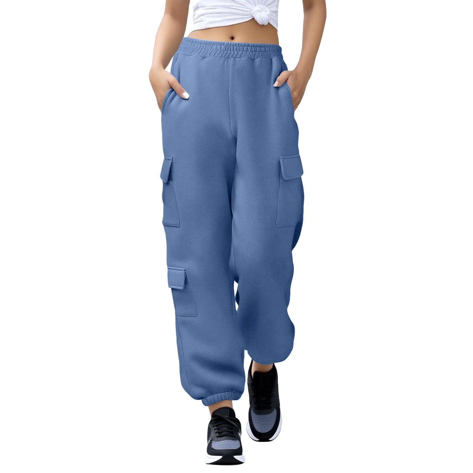 

Women s Workout Pants Casual Loose Wide-Leg Pants Cotton Jogging Pants Fashion Trends M