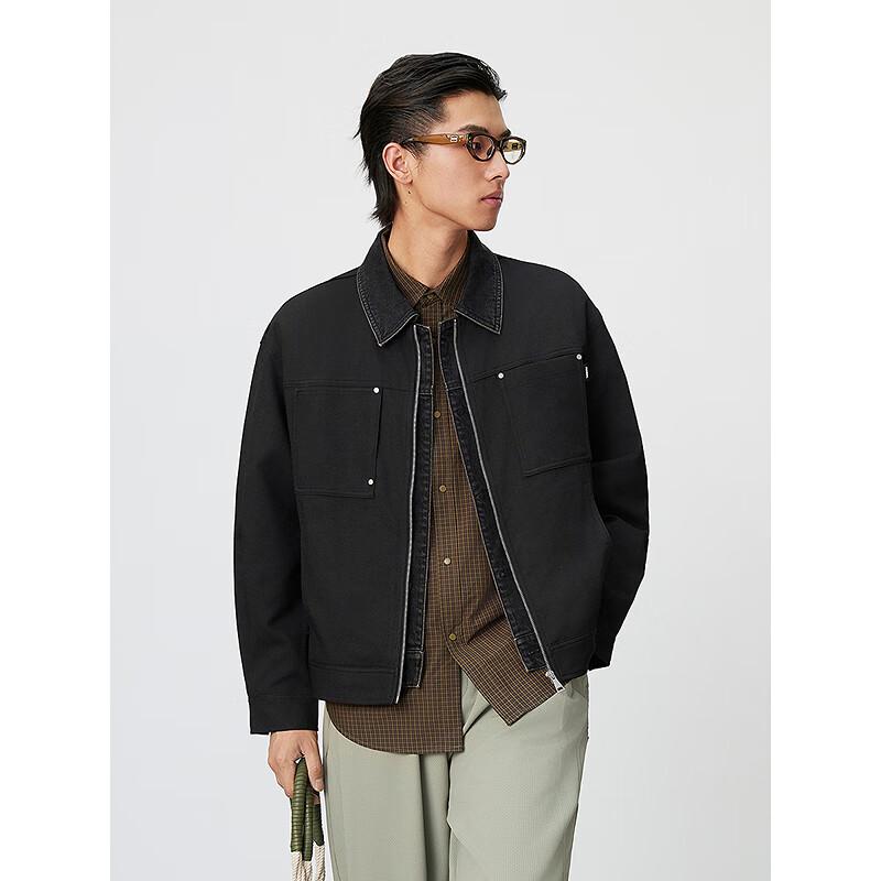 GXG Men's Faux Two-Piece Lapel Jacket