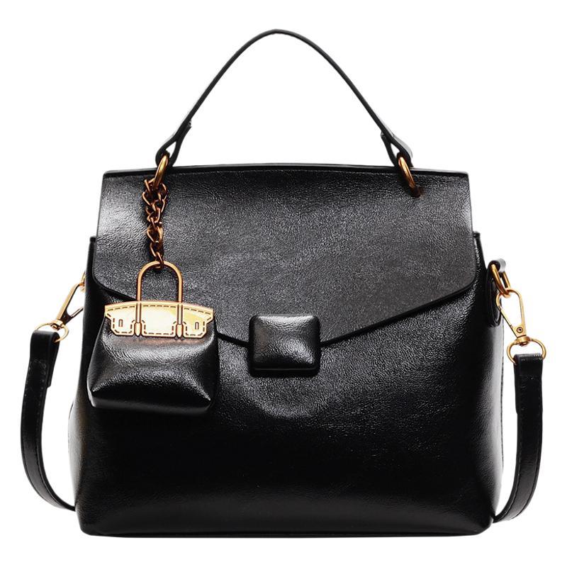 Bag Women's 2025 New Foreign Trade Women's Bag Fashion One Shoulder Crossbody Bag Versatile Simple Large Capacity Portable Small Square Bag