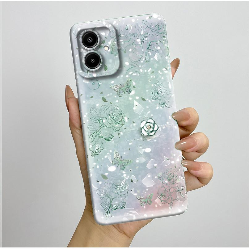 For Samsung Galaxy A07 4G Phone Case Fashion Aesthetic Style Soft Liquid Silicone Shockproof Back Mobile Cover Anti Slip Fundas