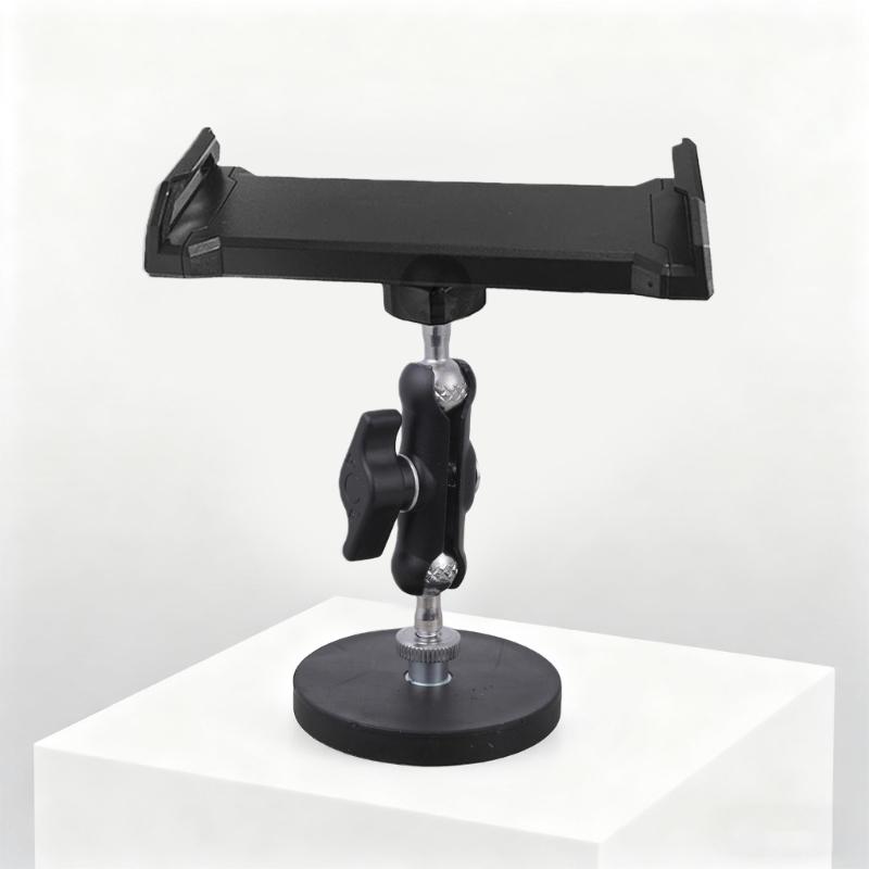 Base de Placa Adaptadora Magnética Universal de 1/4 de Polegada Base de Montagem com Articulação Esférica de 17 mm Para Tripé de Câmera Suporte de Telefone Equipamento de Fitness