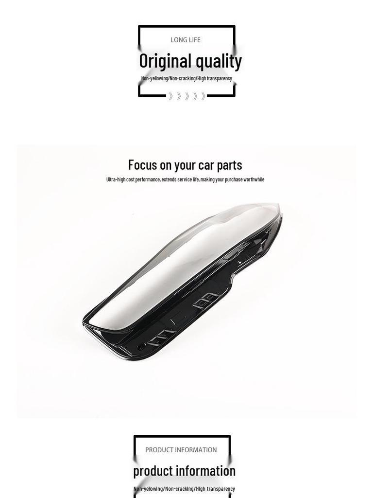 Kompatible Scheinwerferabdeckung für 2017-2019 Jaguar XE Xenon-Modelle