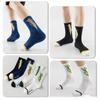 5 Pairs of Summer Socks Men's Mid-calf Cotton Anti-odour Cotton Mesh Breathable Summer Thin Youth Basketball Socks