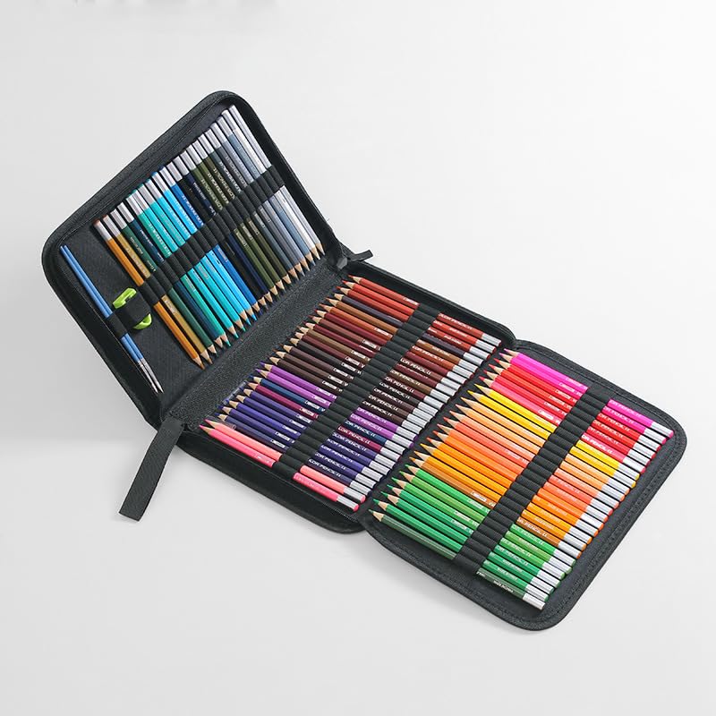 Colored 72 and for Children and Coloring Colored Pencil Soft Pencil School Entrance Birthday Professional Soft Core Pencils, Colors, Oil-based