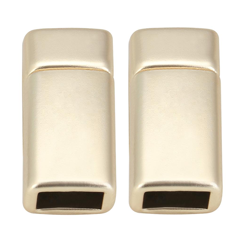 5-10pcs/lot High Quality Alloy Magnetic Buckles Flat Leather Rope Connectors Clasps For DIY Bracelet Necklace Making Accessories