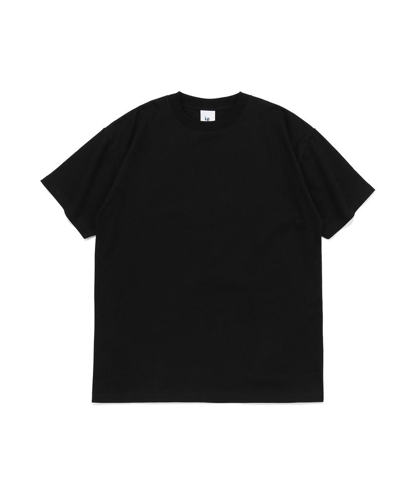 Leukeoseuteom The Essential 32S 2-Ply Plain Short Sleeve T-Shirt (Black)