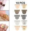 10PCS Bouton Magnétique Sans Couture Boucle Magnétique Bouton Caché Bouton Pression pour Sac à Bandoulière Portefeuille Vêtements Accessoires d'Artisanat DIY