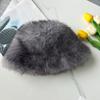 Women's Fuzzy Faux Fur Bucket Hat Winter Plush Furry Ladies Hat Fluffy Sherpa Fisherman