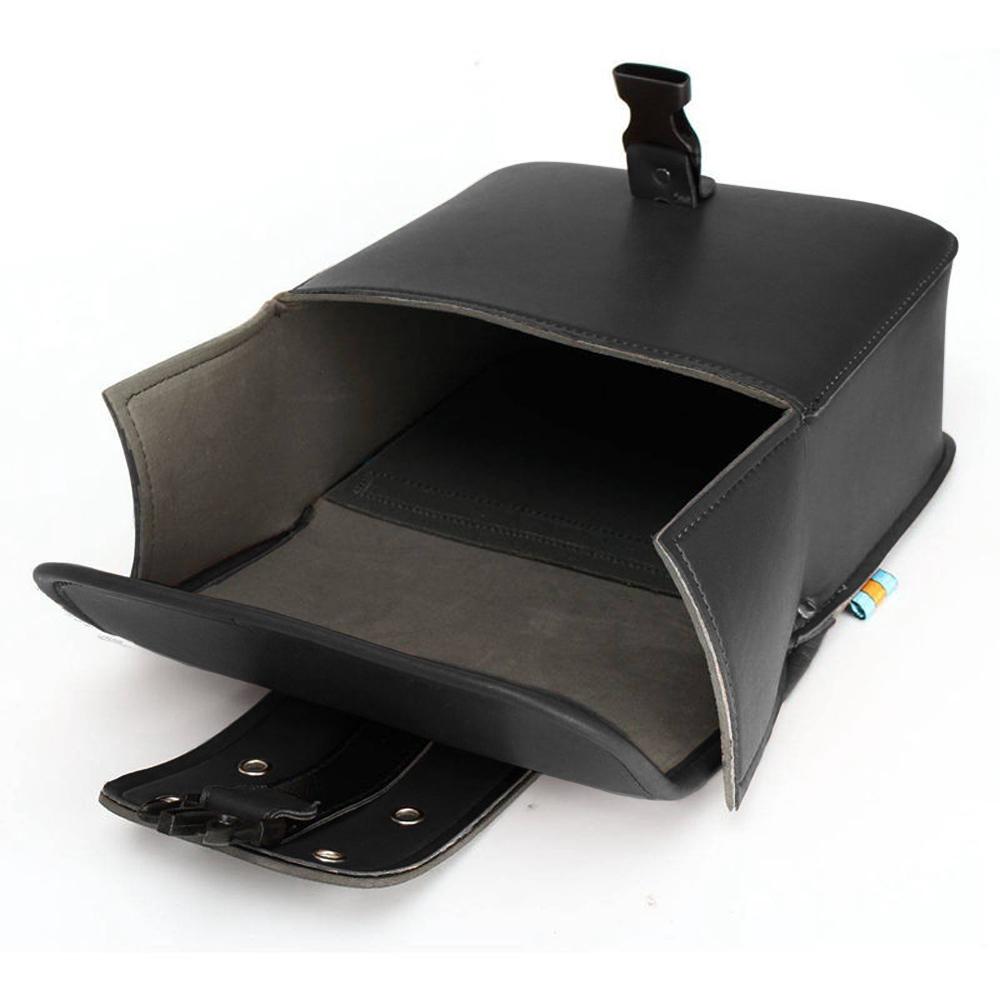 Universal Motorcycle Saddlebags Side Tool Bag Luggage PU Leather Waterproof Retro Fashion PU Leather Bags Motorbike Accessories