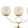 Candle Metal Crystal Candelabra Wedding Decoration Centerpieces Dining room and home Decor
