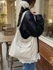 Women's 2026 Large Capacity Canvas Tote - Trendy Student & Commuter Shoulder Bag