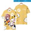 Hololive VTuber Nakiri Ayame Shirakami Fubuki T-shirts 3D Print Kid Anime Tee Men Women Short sleeve Top Harajuku O-Neck T shirt