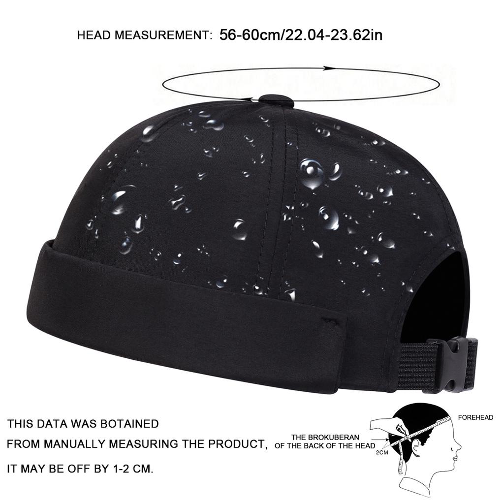 Unisex Quick Drying Waterproof Landlord Hat Simple Beanies Caps Spring Autumn Outdoor Leisure Hats Travel Accessories for Women Men