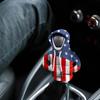 Car Gear Shift Cover, Creative American Flag, Car Gear Steering Wheel Cover, Car Gear