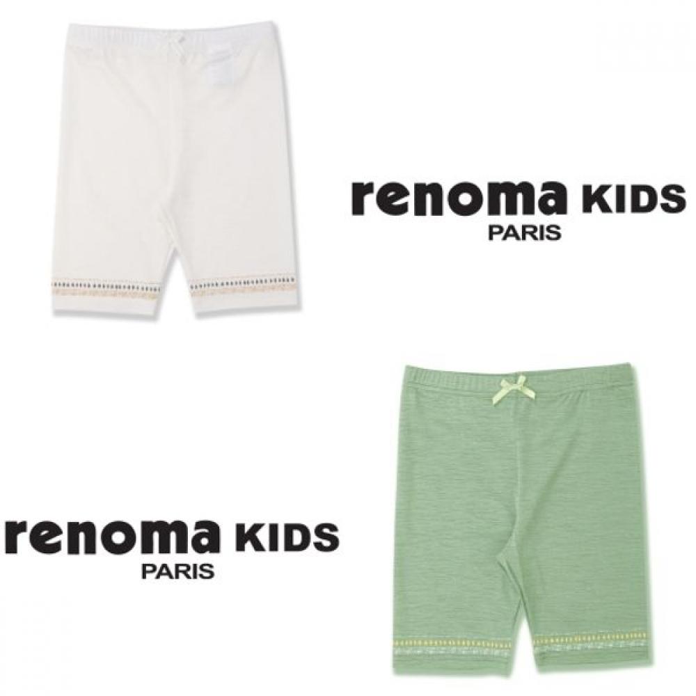 

[renoma Kids] Girls Hem Print 4 Part Leggings R1861p295 R1861P295_07 (khaki)/130