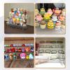 1-5 Tier Clear Acrylic Display Stand for Funko Figures Perfume Organizer Collections Doll Cosmetic Storage Holder Cupcake Stand