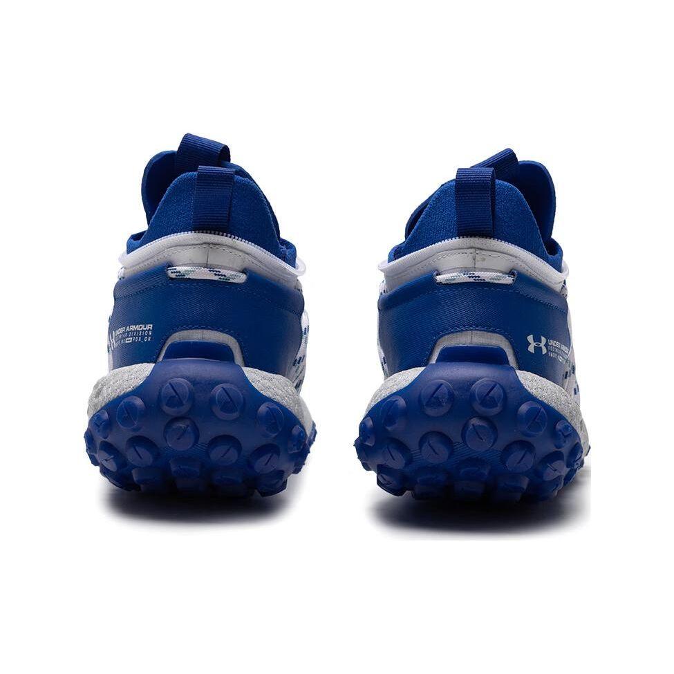 Under Armour Summit UA HOVR Summit FT Cuff Comfortable Durable Breathable Lightweight Mid-Top Casual Shoes Unisex Sneaker White Blue 3022945-105