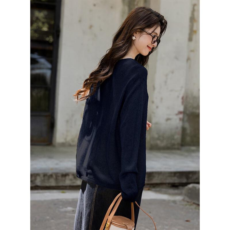 Moka Na Women's Fashion Long-Sleeve Knit Sweater
