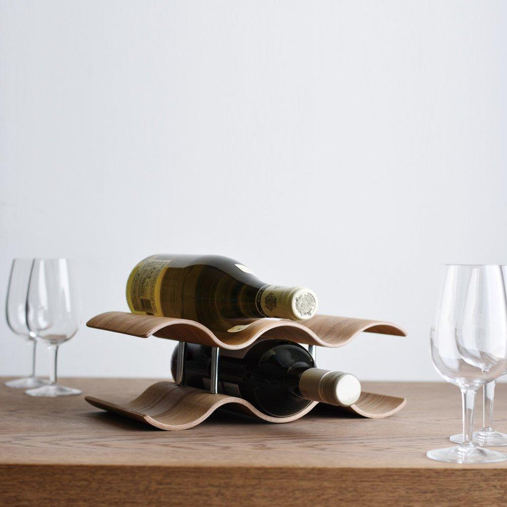 KINTO 14-Bottle Wine Rack, Willow, 45150