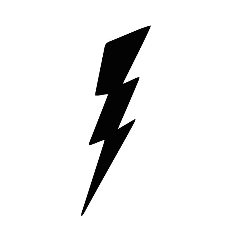 

CK20982# Lightning Funny Vinyl Car Sticker Waterproof Car Decal Stickers on Car Truck Bumper Rear Window Heigth 15cm