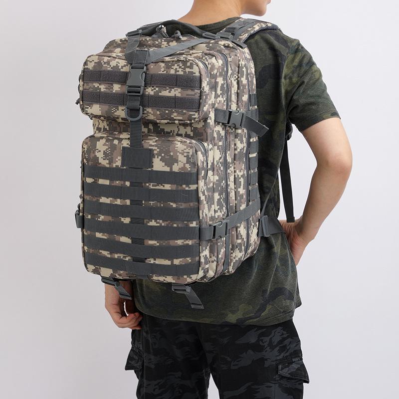 Outdoor Camouflage Waterproof Tactical Backpack for Hiking and Leisure Travel