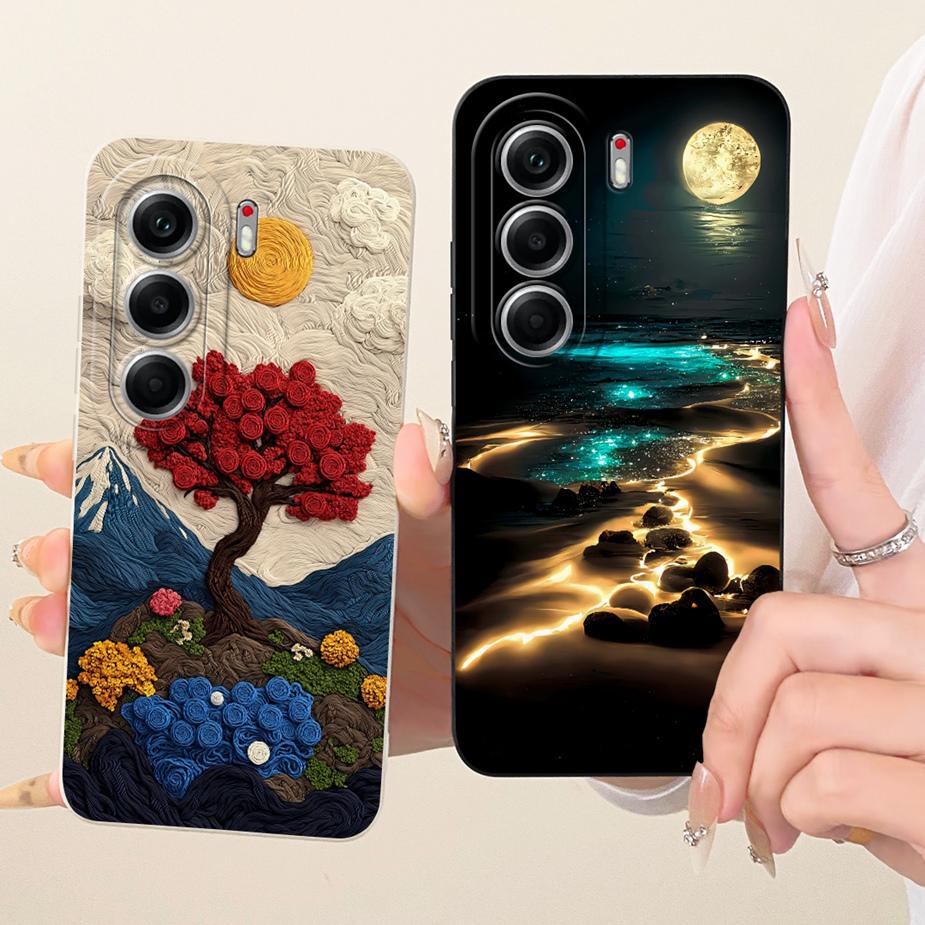 For Tecno Camon 40 Pro 5G Case CM7 Luxury Candy Painted Cover Soft TPU Phone Case For Tecno Camon 40 Camon40 Pro 4G Fundas Coque