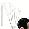 6Pcs/Lot 0.2-0.7mm Twisted Pin Beading Metal Needle for Bracelet Neckalce Handmade DIY Accessories Tools