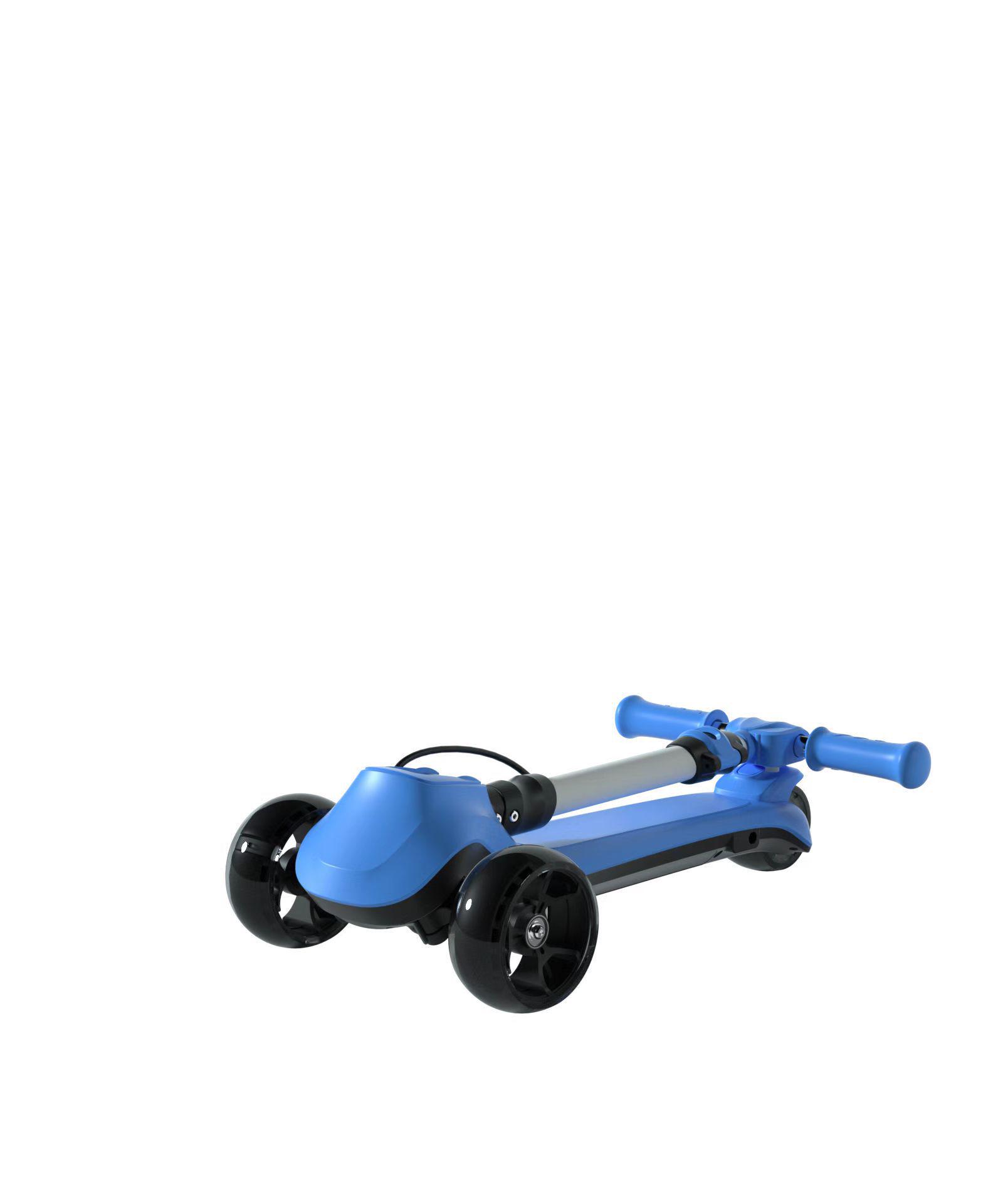 Детский электросамокат - Складной, Регулируемая высота, Игрушечный самокат для детей