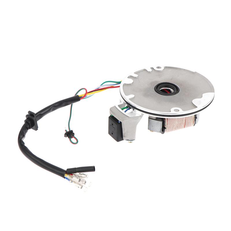 Jh70 Motorradzubehör 2-Spulen-Magneto-Statorplatte Zündspule Kompatibel mit 70ccm 90ccm 110ccm 125ccm Pit Dirt Bike