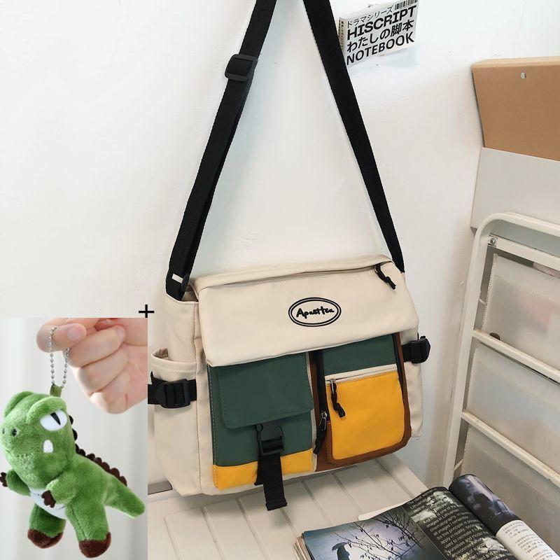 Waterproof Nylon Women Messenger Bag Youth Ladies Fashion Handbag Shoulder Bag Student Large Capacity Men Crossbody Bags Bolsos