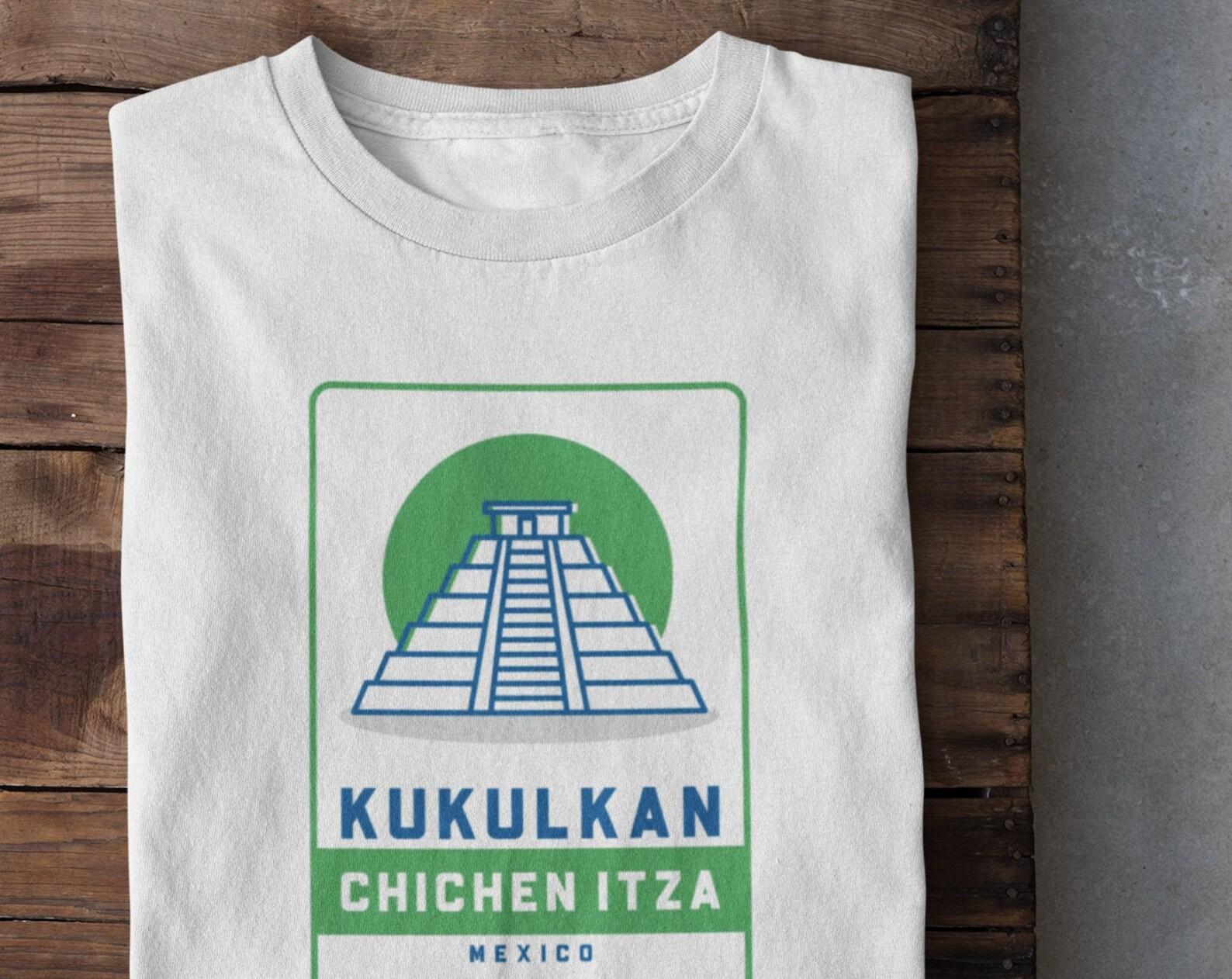 Chichen Itza T-shirt: Yucatan Maya Ruins, Mexico S