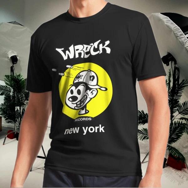 Men s and Women s T-shirts Vintage Wreck Records Yellow M
