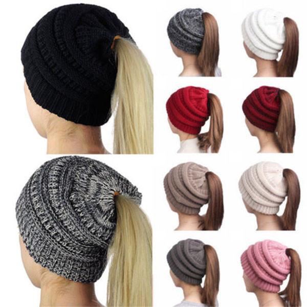 Stylish Women's Knit Beanie Hat For Winter Spring And Fall In Various Colors